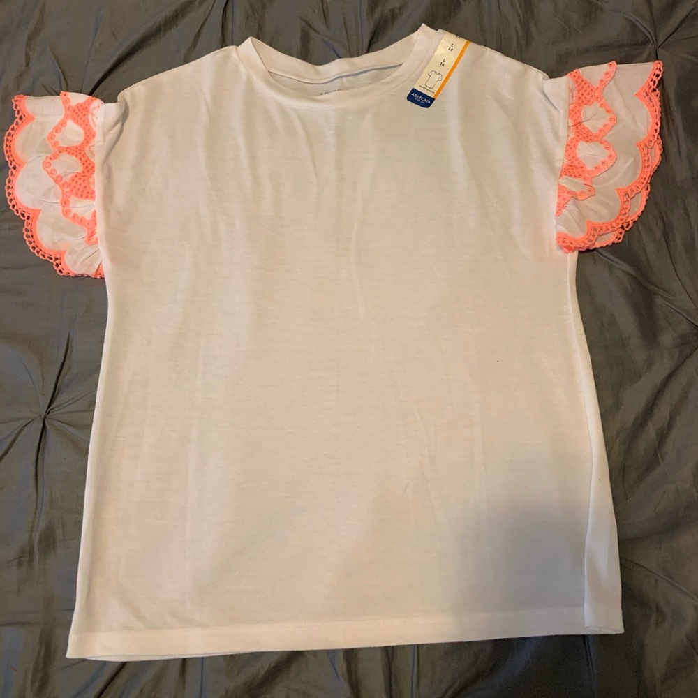 Pink and white shirt